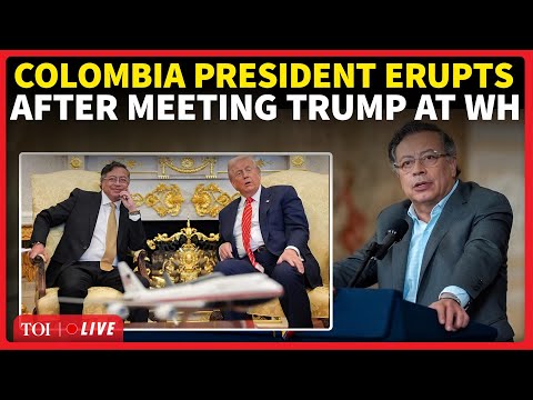 Gustavo Petro LIVE | Colombia President’s Fiery Presser After Meeting Trump At White House