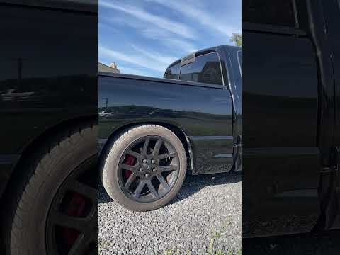 Quad cab dodge Ram SRT10 we lowered at the shop. #ram #truck #car #viper