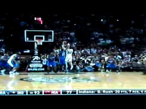 MANU GINOBILI THE DAGGER vs Orlando Nov 22nd 2010