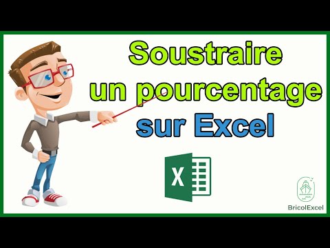 Comment soustraire un pourcentage sur excel