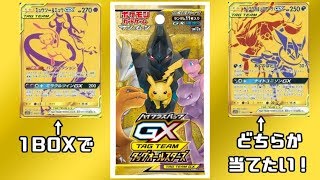 【ポケカ】タッグオールスターズ1BOX開封！ゲコゾロorミュウミュウのURを引き当てろ！【ゆっくり実況】