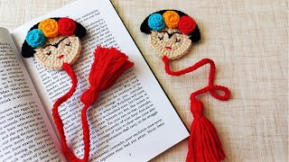 How to Make a Unique Crochet Frida Bookmark
