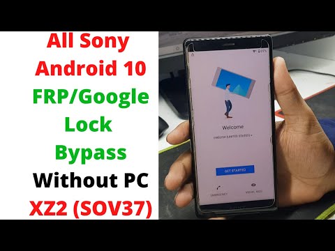 All Sony Android 10 FRP Bypass | Sony SOV37 FRP/Google Lock Bypass Without PC | sony sov37 frp