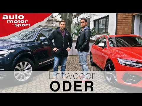 Volvo XC90 vs V90 | Entweder ODER | (Vergleich/Review) auto motor und sport