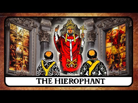 THE HIEROPHANT Tarot Card Explained ☆ V Tarot School ☆ Meaning, Secrets, Reversed, Reading ☆