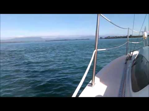 Trojan 750 and Farr 7500 on Tauranga Harbour