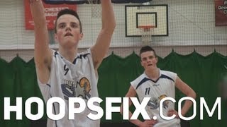 preview picture of video 'The Quinn Twins Show Out at Haris Tournament 2012! Irish Basketball Prospects Aidan & Conor Quinn!'
