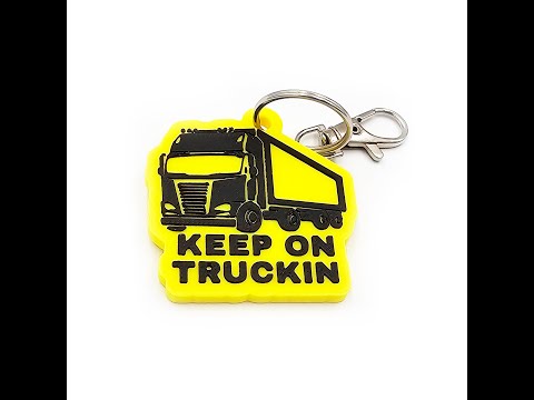Lorry Driver Keyring Personalised