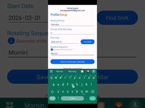Shift Calendar video thumbnail
