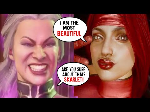 SKARLET HARDCORE SiMPING! For all Male Kombatants - Mortal Kombat 11 Skarlet flirty intros