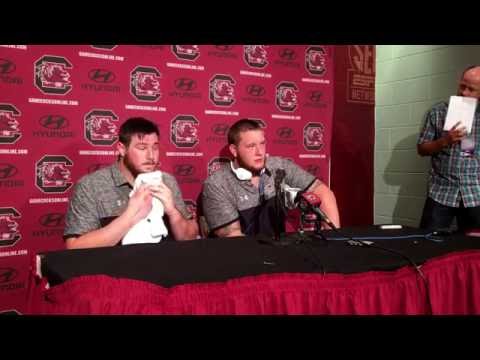 Alan Knott and Cory Helms post-game vs. Mississippi State - Sept. 10, 2016