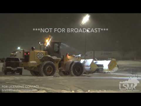 12-15-17 Erie, PA - Lake Effect Snow - I-90 Accidents, clean up, and more