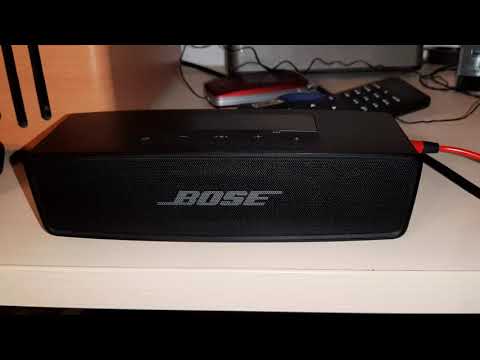 BOSE Bluetooth Lautsprecher SoundLink Mini II special edition ein paar Soundcheck.