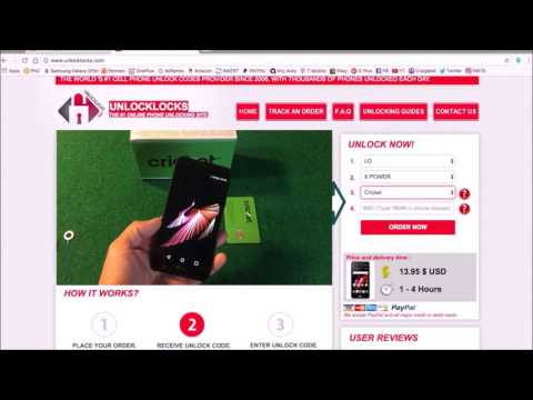 How To Unlock LG X Cam, X Screen, X Style, X Power and LG X Max by Unlock Code.