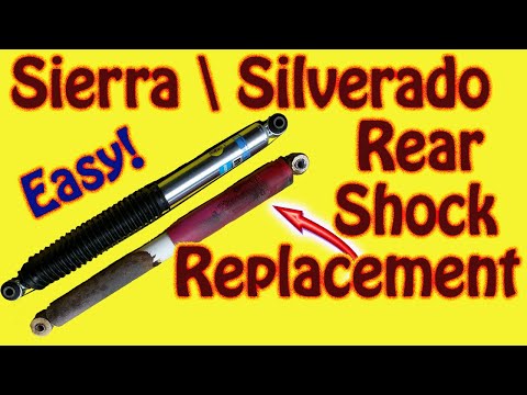 How to Replace Rear Shocks on a GMC Sierra or Chevy Silverado Replace Rancho W\ Bilstein 5100 Series