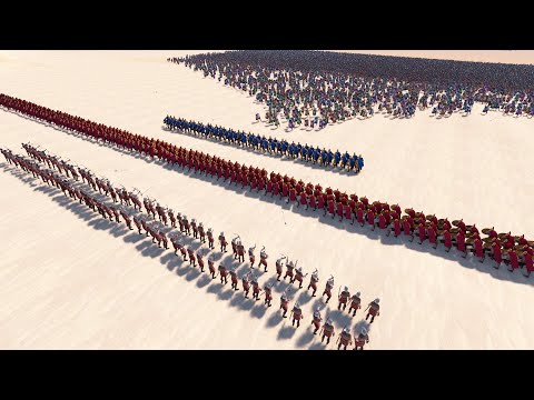 75 GOLDEN KNIGHTS, 1000 SPARTENS, 100 ARCHER Vs 20,000  ULTIMATE EPIC BATTLE SIMULATOR UEBS