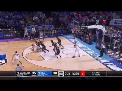 Chris Silva monster dunk vs Duke 2017