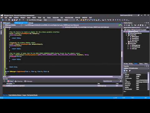C++ DirectX11 Tutorial 1 - Initialize DirectX Part 1/3