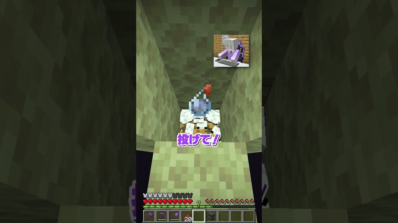 最速でエンドシップまで行く方法...【マインクラフト】#shorts