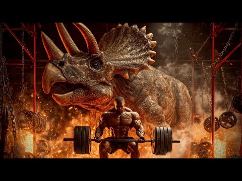 “TRAIN HARD OR GO EXTINCT.” 🔥 Focus & Workout Rap BGM