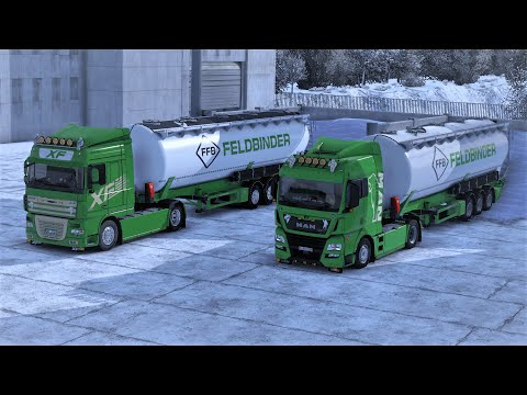 ETS 2 1.46 Convoy Multiplayer with mods DAF XF 105.510/MAN TGX 460 (Hannover 🇩🇪-Erfurt 🇩🇪)
