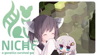 #4 水中でも生きられるけど1ターンキルされるゲーム 【Niche - a genetics survival game】