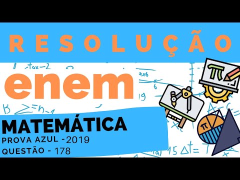 ENEM 2019 - QUESTÃO 178 PROVA AZUL (MATEMÁTICA)