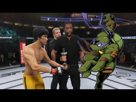 UFC 4 | Bruce Lee vs. Ninja Donatello (EA Sports UFC 4)