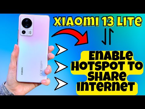 Xiaomi 13 Lite / Ultra Enable Hotspot to Share internet || How to enable hotspot || Hotspot settings