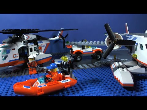 Vidéo LEGO City 60013 : L'hélicoptère des garde-côtes