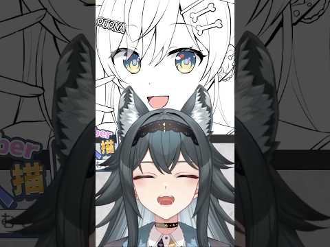 VTuber100人お絵描き 夜乃くろむ さん #切り抜き #ぶいすぽ