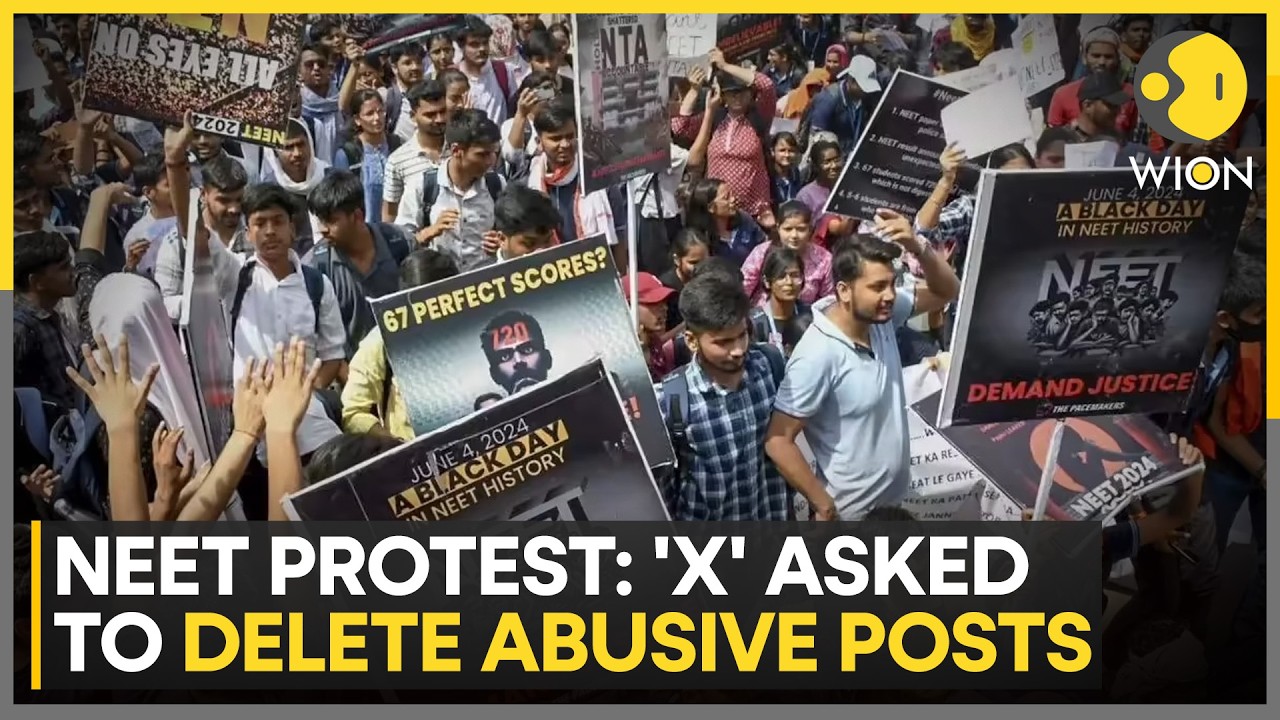 Neet Protest: Delhi Police File FIR Over Derogatory Posts Against PM, Others | WION News