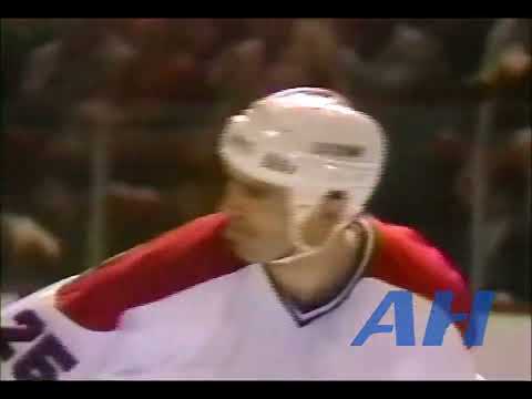 NHL Apr. 16, 1979 Montreal Canadiens v Toronto Maple Leafs (R) Pierre Mondou v Ian Turnbull (R)