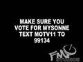 MS ENVY VOTES FOR MYSONNE