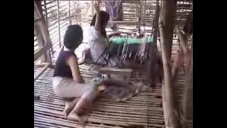 preview picture of video 'Sumbawa Trip Part 6 of 14. Cloth weaving in Poto village'