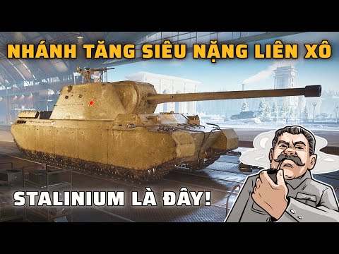 Nhánh xe tăng siêu nặng mới của Liên Xô