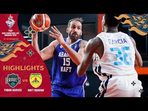Fubon Braves (TPE) v Naft Abadan (IRI) | Highlights | FIBA Asia Champions Cup 2019