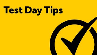 Test Day Tips - Tips to Reduce Test Anxiety