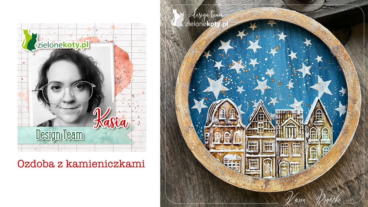 Ozdoba z kamieniczkami + video | Kasia