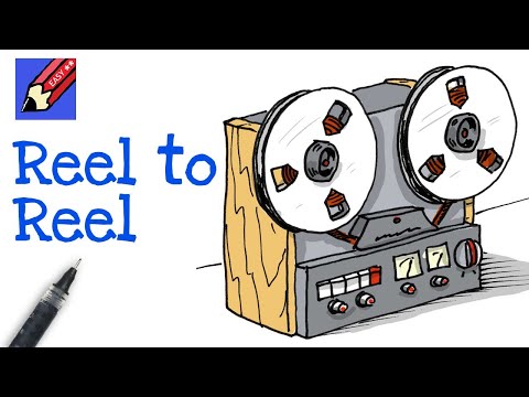How to Draw a Reel to Reel Tape Recorder Real Easy – Shoo Rayner