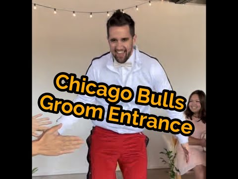 Nobody Can Ever Top This Groom's Chicago Bulls Starting Lineup Wedding Entrance