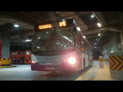 [SBST] ZF6HP502C KICKDOWN , Ride on SBS8419A on Service 175 . Scania K230UB Euro IV Batch 2