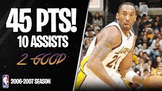 Kobe Bryant 45 Points, 10 Assists vs Washington Wizards - Full Highlights 17/12/2006