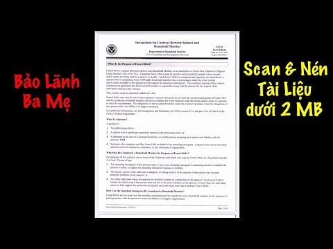 Cách Scan & Nén Tài Liệu PDF để tải lên NVC | Bảo Lãnh Ba Mẹ #baolanhchame #ir5 #baolanh