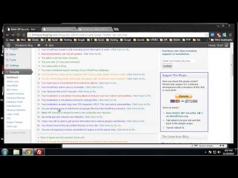 Learn Complete Wordpress Security Chapter 12 Configure Security Plugin
