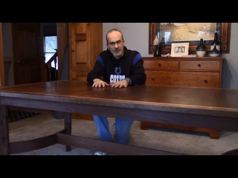 Butterfly Leaf Dining Table 10 - Finish and Final Assembly