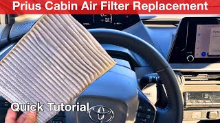 2023 - 2024 Toyota Prius How to Replace Cabin Air Filter