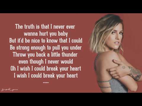 I Wish I Could Break Your Heart - Cassadee Pope (Lyrics)