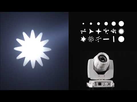 BECEN Black/White 230w beam moving head light 8+16 prisms stage lighting