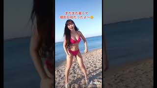 ラジオ体操してみた　TikTok水着